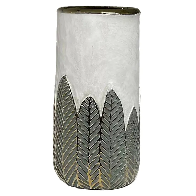 079-B Vase in Gold/Green