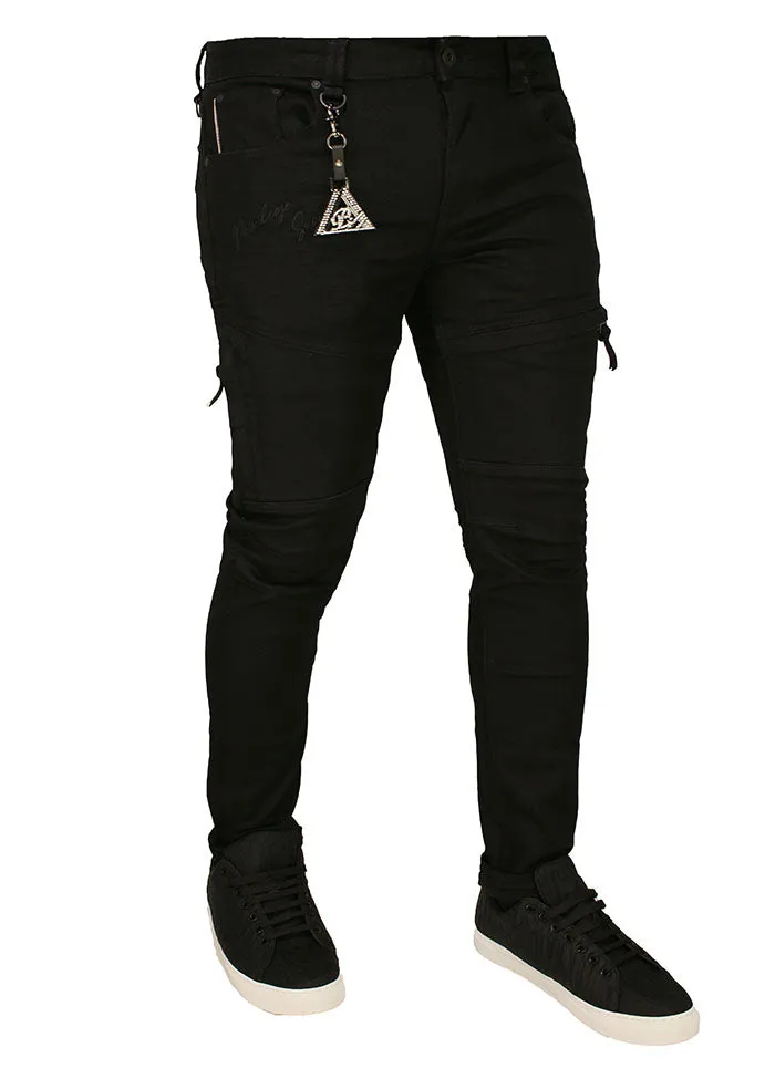 3D Black Stone - Skinny Jean