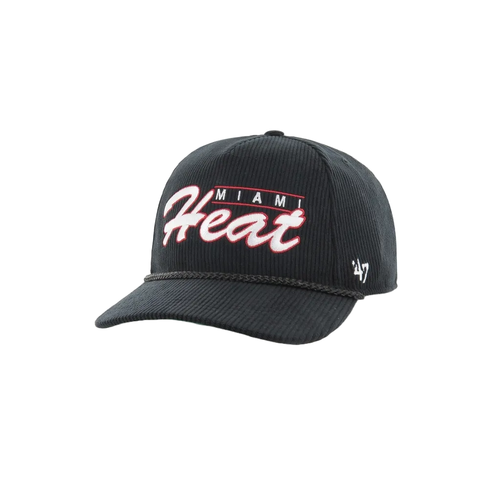 '47 Brand Miami HEAT Doubleheader Hitch Snapback