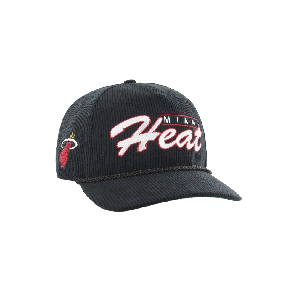 '47 Brand Miami HEAT Doubleheader Hitch Snapback