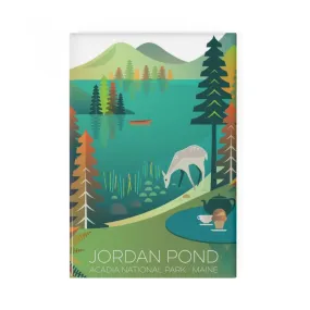 ACADIA NATIONAL PARK, JORDAN POND REFRIGERATOR MAGNET