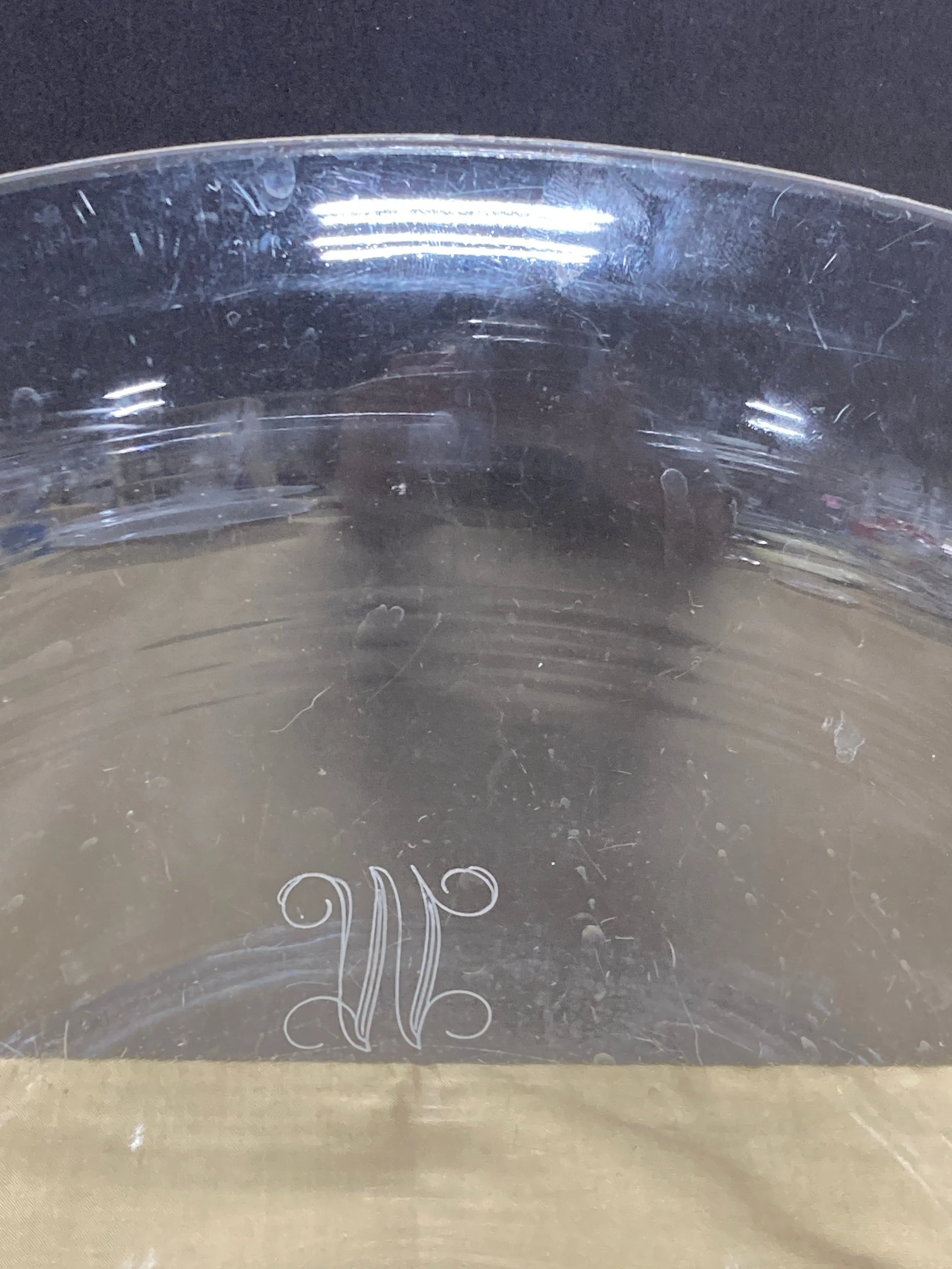 Acrylic Engraved "W" Wine Ice Bucket