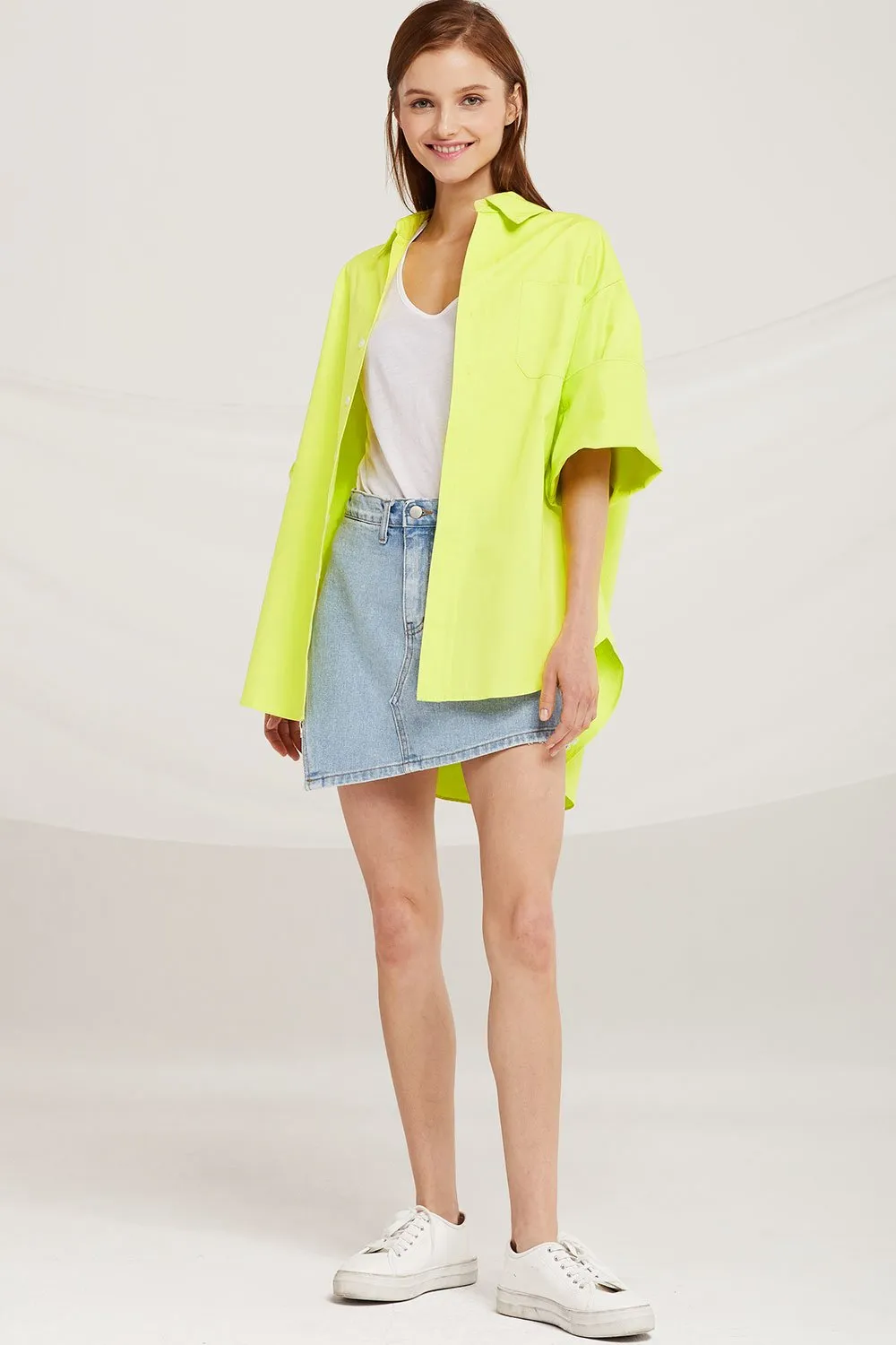 Allison Oversized Wide Sleeve Shirt