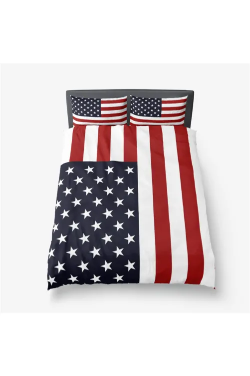 Americana Set Microfiber Duvet Cover