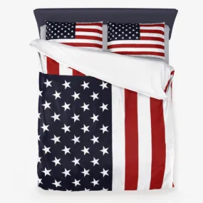 Americana Set Microfiber Duvet Cover