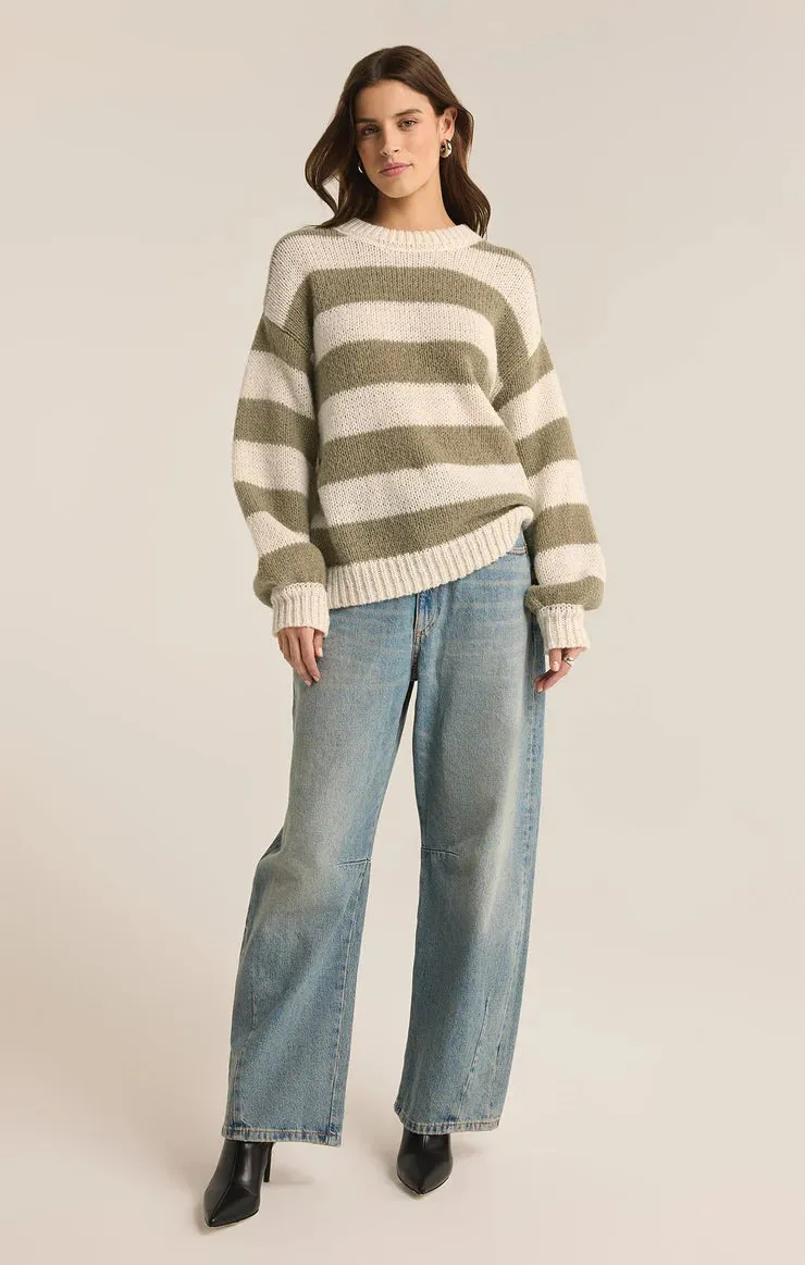 Anders Stripe Crew Neck Sweater