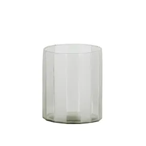 Andon Glass Vase Clear Stripe