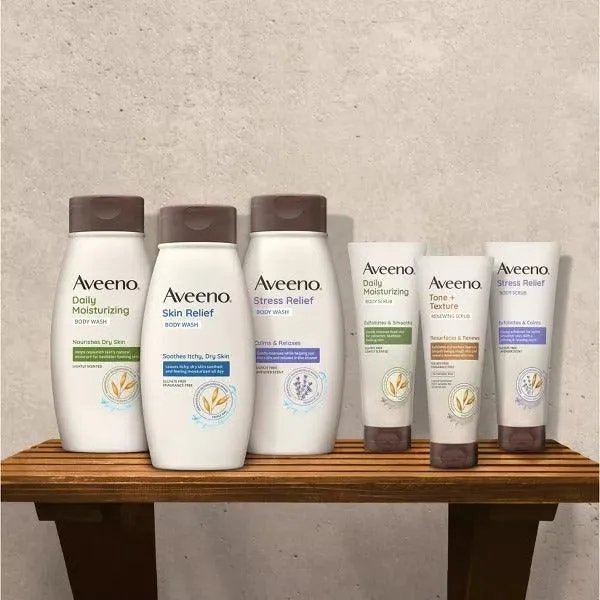 Aveeno Skin Relief Body Wash with Coconut Scent for Sensitive, Itchy, Dry Skin - 18oz