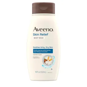 Aveeno Skin Relief Body Wash with Coconut Scent for Sensitive, Itchy, Dry Skin - 18oz