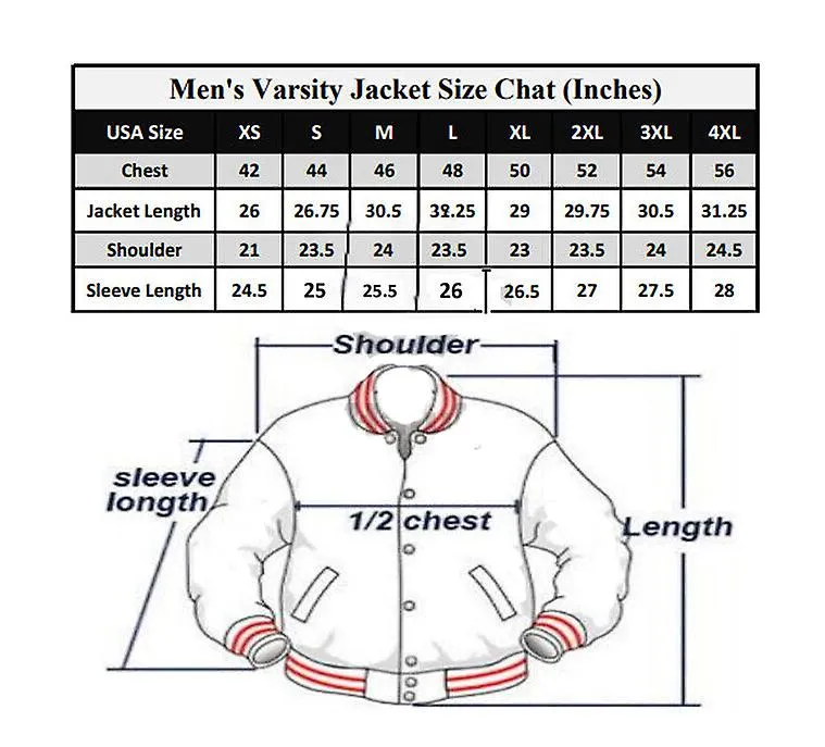 Baseball College Letterman Varsity Jacket Satin Bomber Super Quality Sports Wear-013