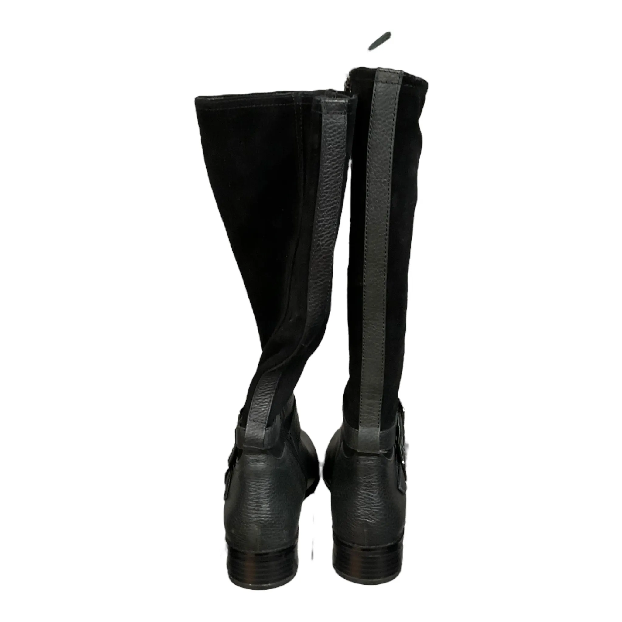 Black Boots Mid-calf Heels Clothes Mentor, Size 5.5