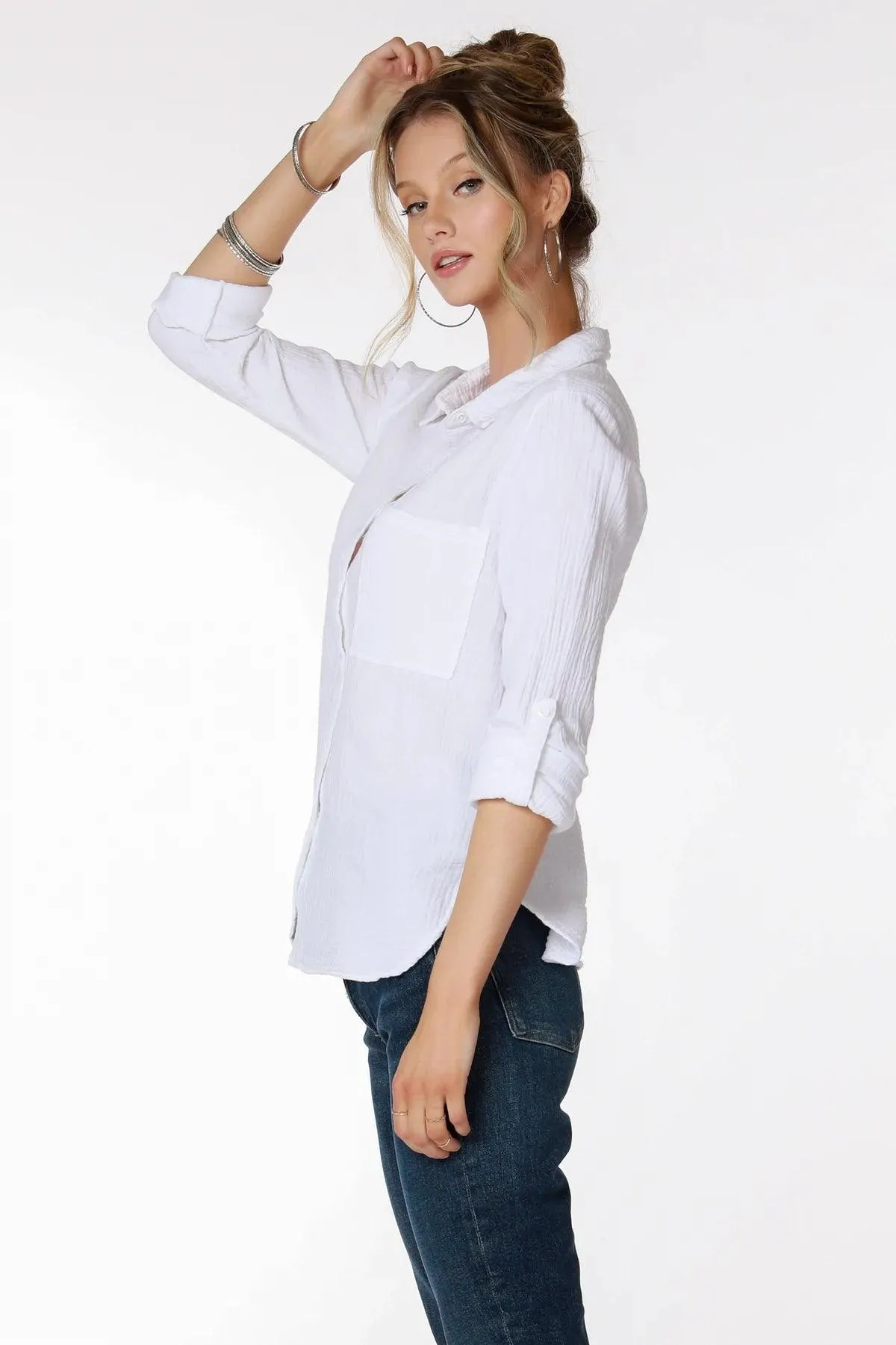 BOBI BUTTON DOWN SHIRT