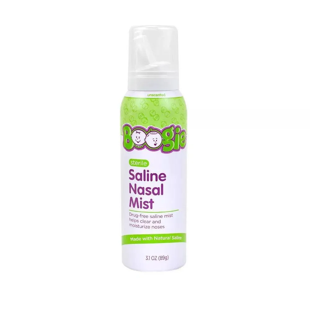 Boogie Mist Unscented Saline Spray - 3.1 oz.