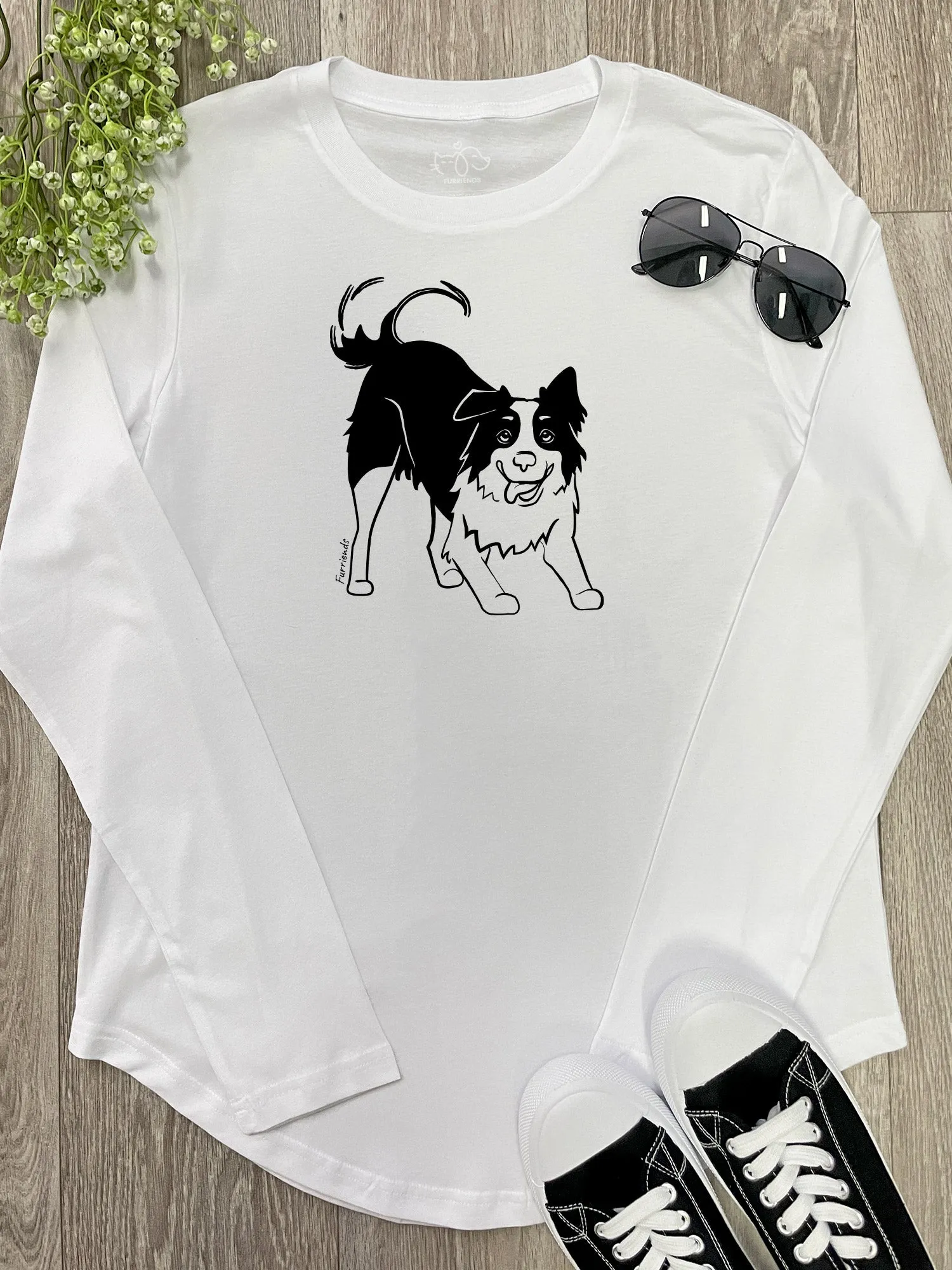 Border Collie Olivia Long Sleeve Tee