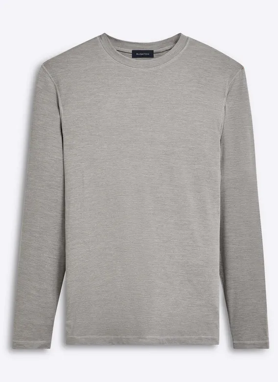 Bugatchi Crew Neck, Cement