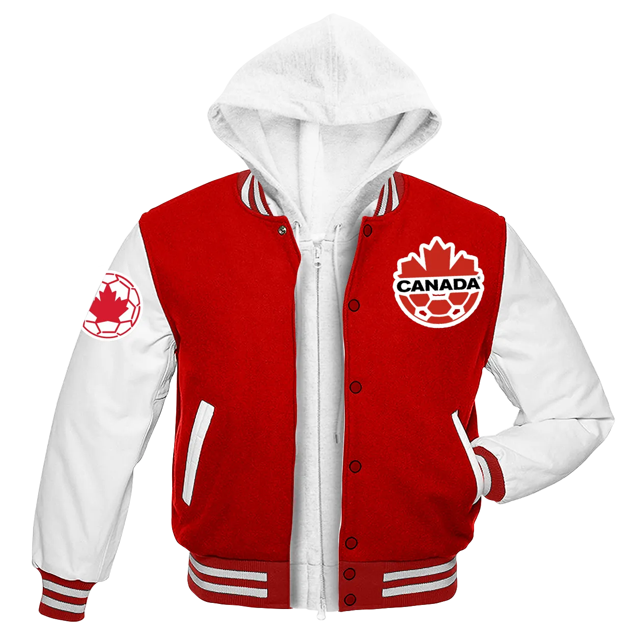 Canada Soccer Varsity Jacket