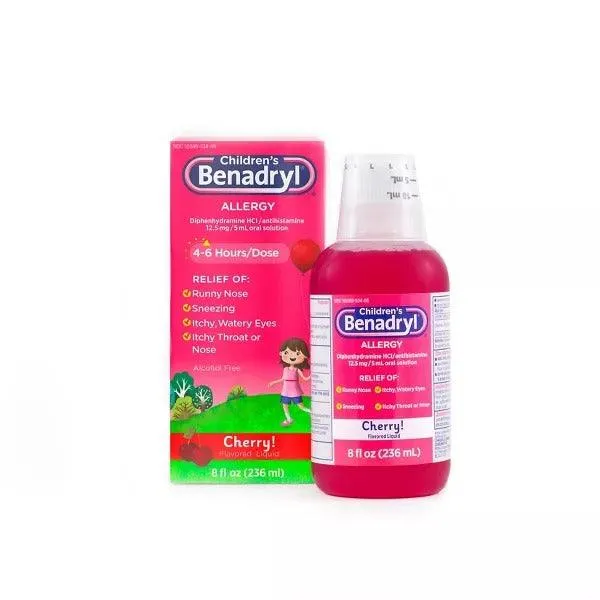 Children’s Benadryl Allergy Relief Liquid Medicine Cherry - 8 fl oz