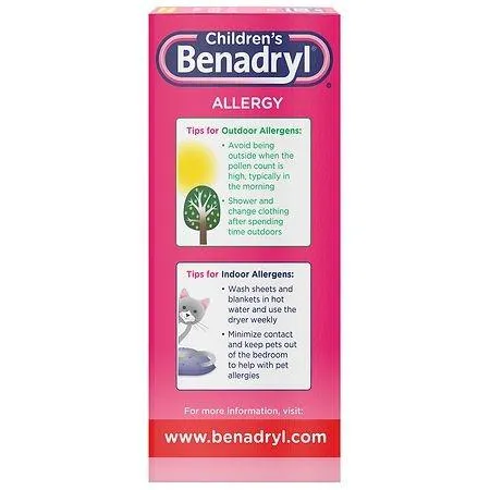 Children’s Benadryl Allergy Relief Liquid Medicine Cherry - 8 fl oz