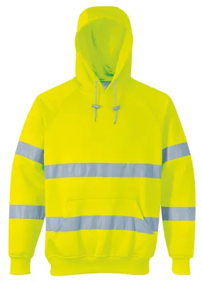 Class 3 ANSI/ISEA 107 Hi Vis Heavy Weight Yellow Pullover Sweatshirt