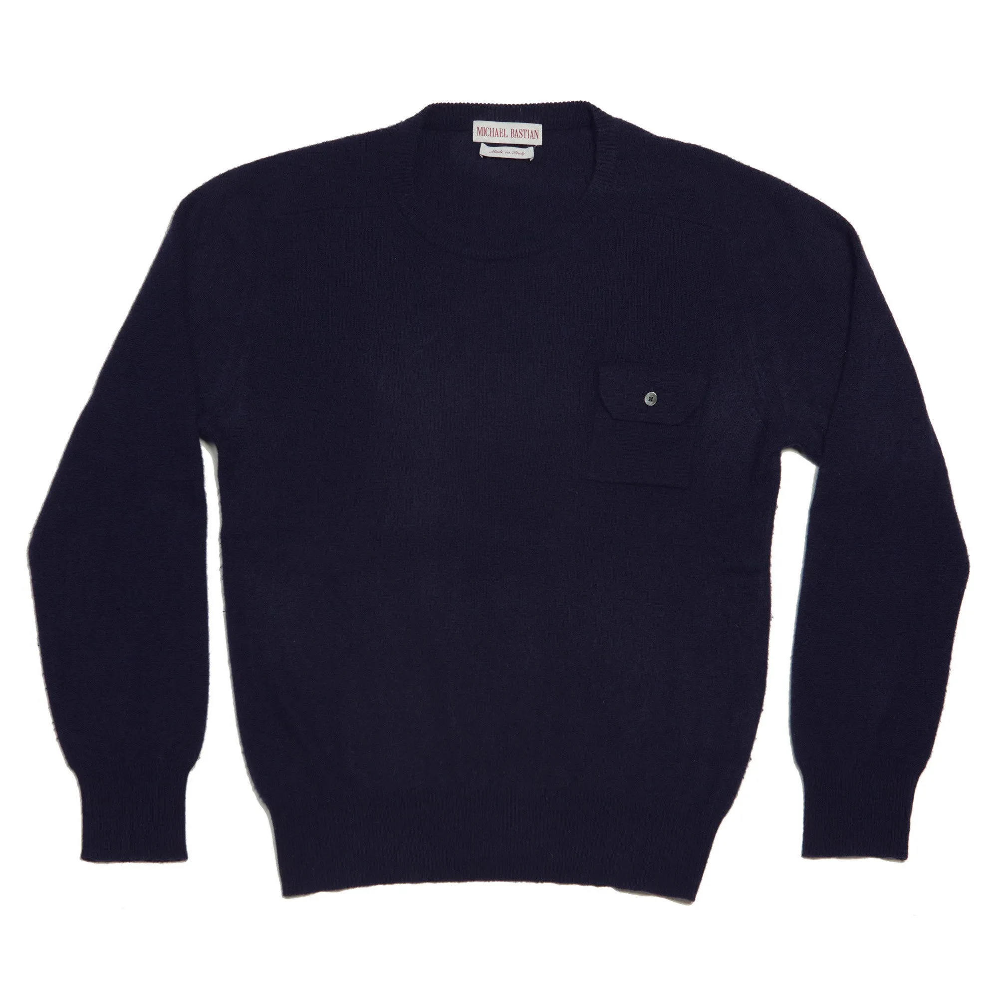 CLASSIC CASHMERE CREWNECK - NAVY