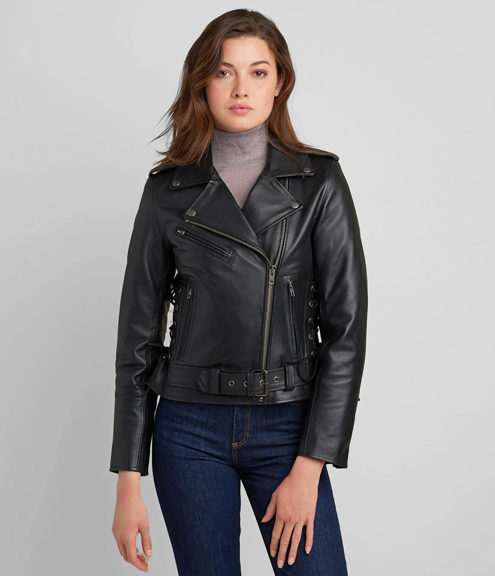 Cleo Asymmetrical Performance Rider Jacket