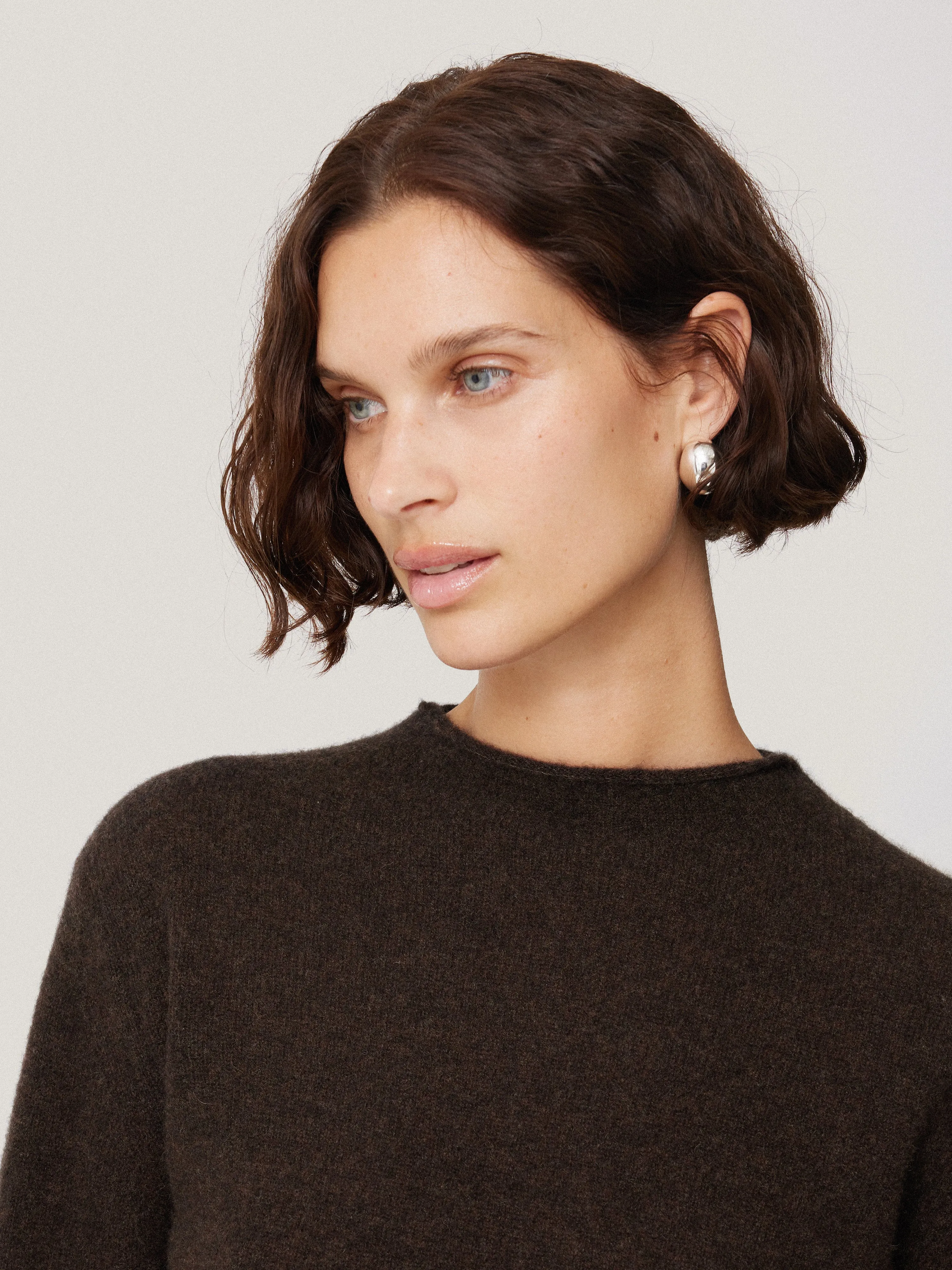 Cloud Cashmere Eldon Jumper | Brown