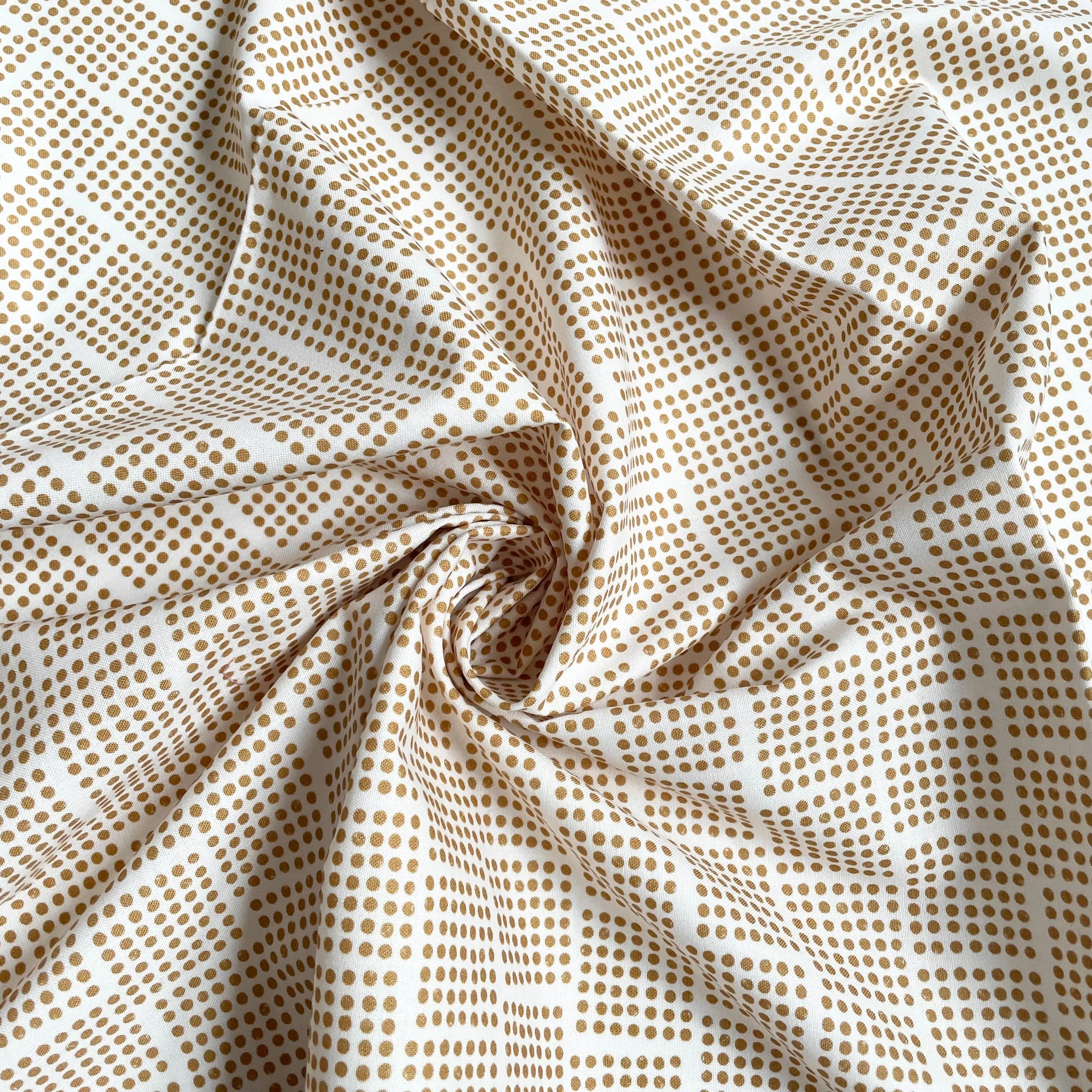 Cloud9 Organic Cotton : Imprint Domino Gold