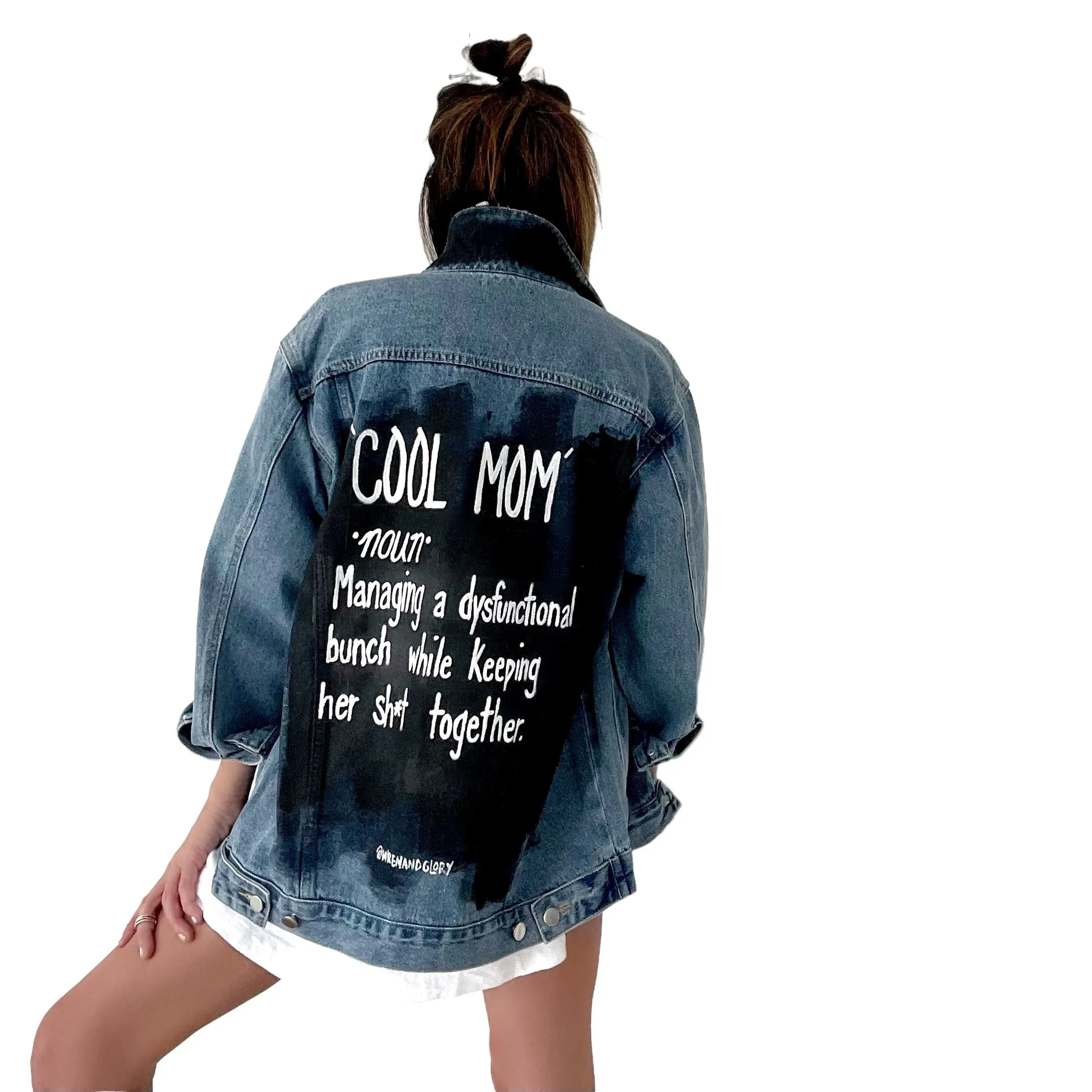 'Cool Mom' Denim Jacket