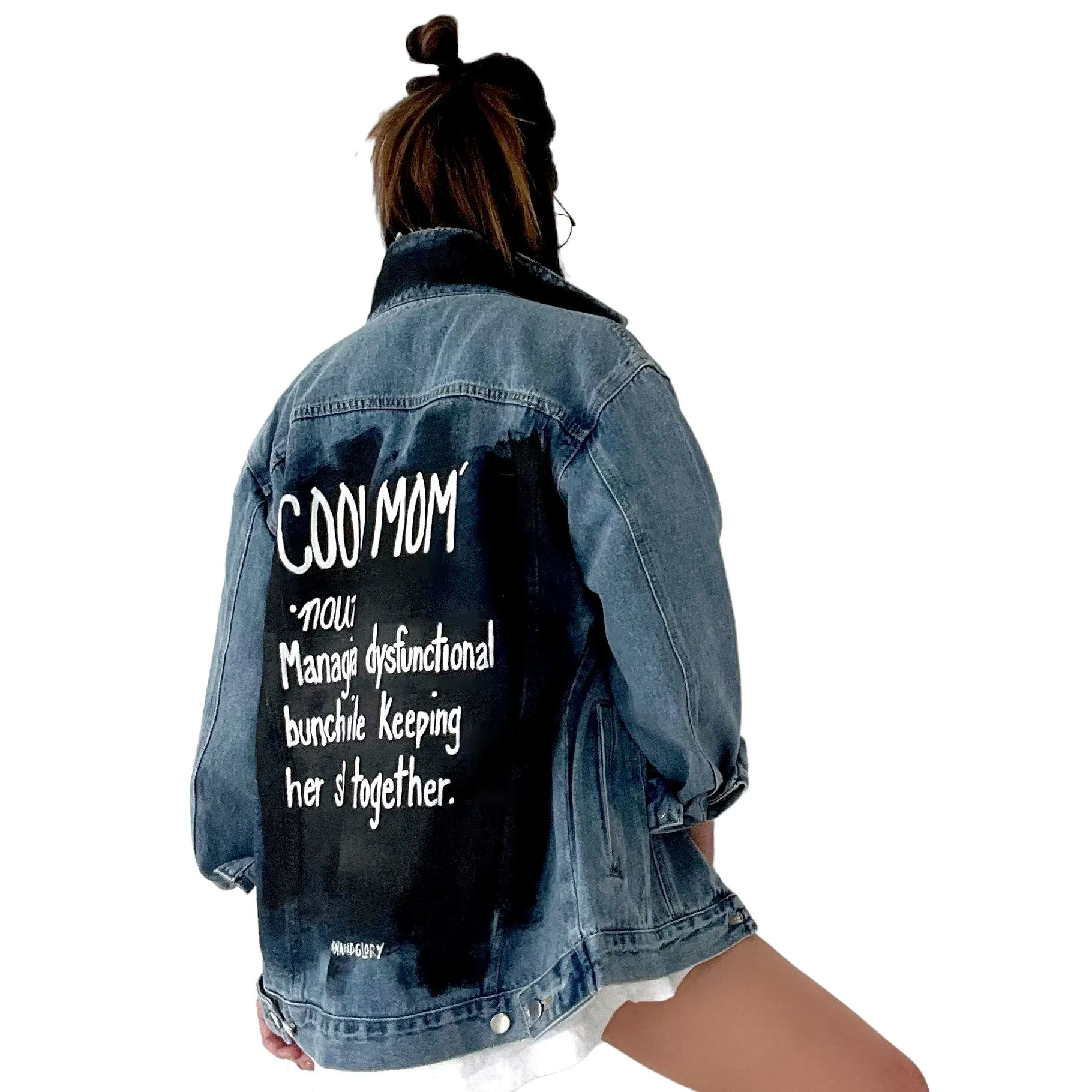 'Cool Mom' Denim Jacket