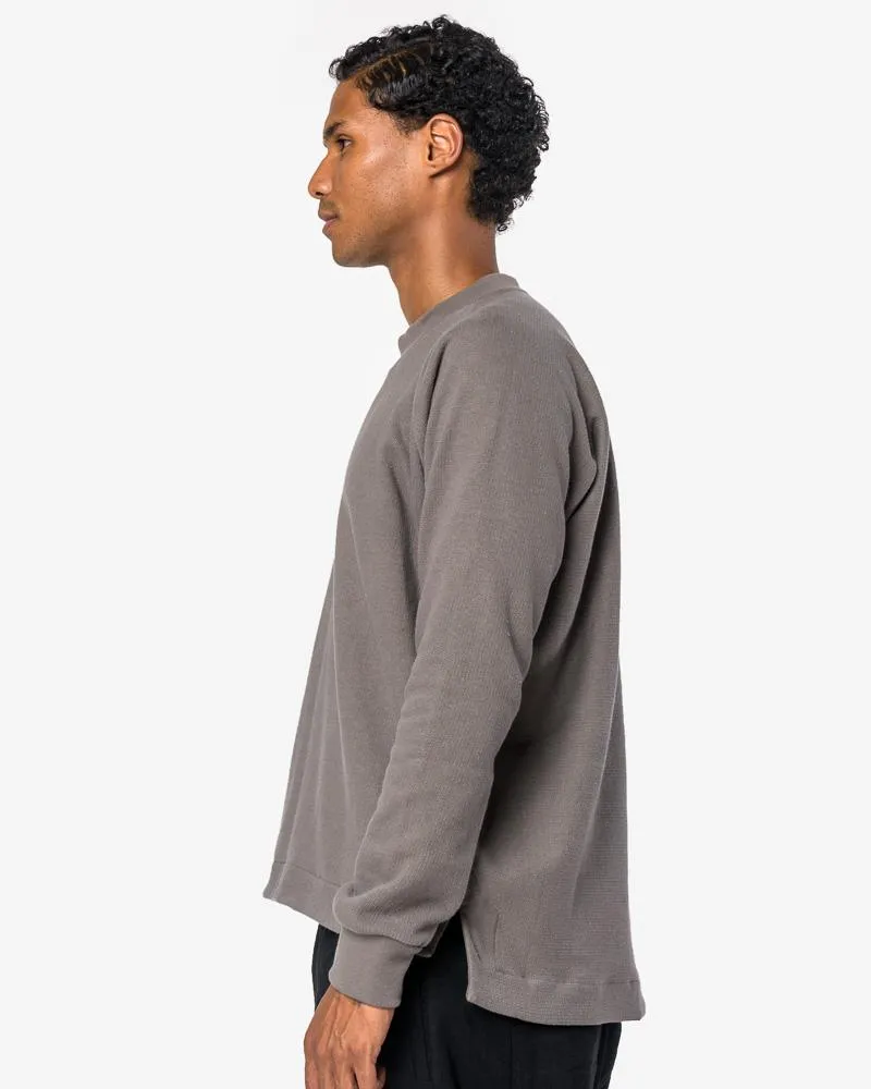 Crew Neck Sweater #29 in Light Lead