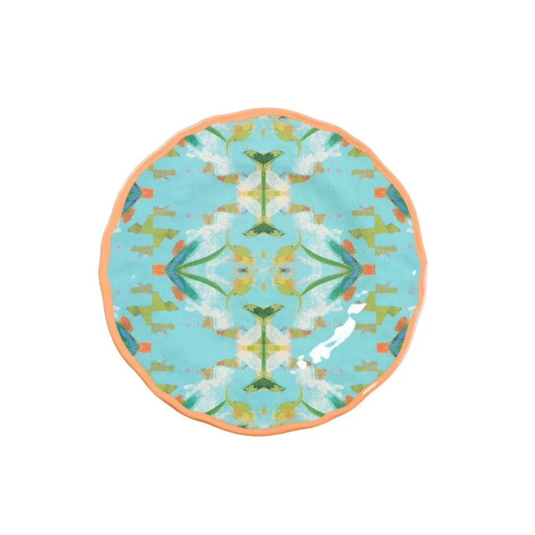 English Garden Turquoise Melamine