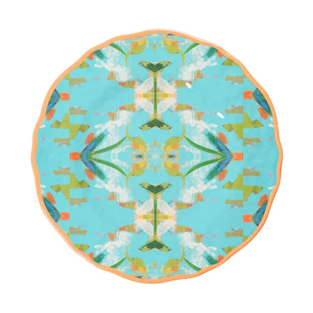 English Garden Turquoise Melamine