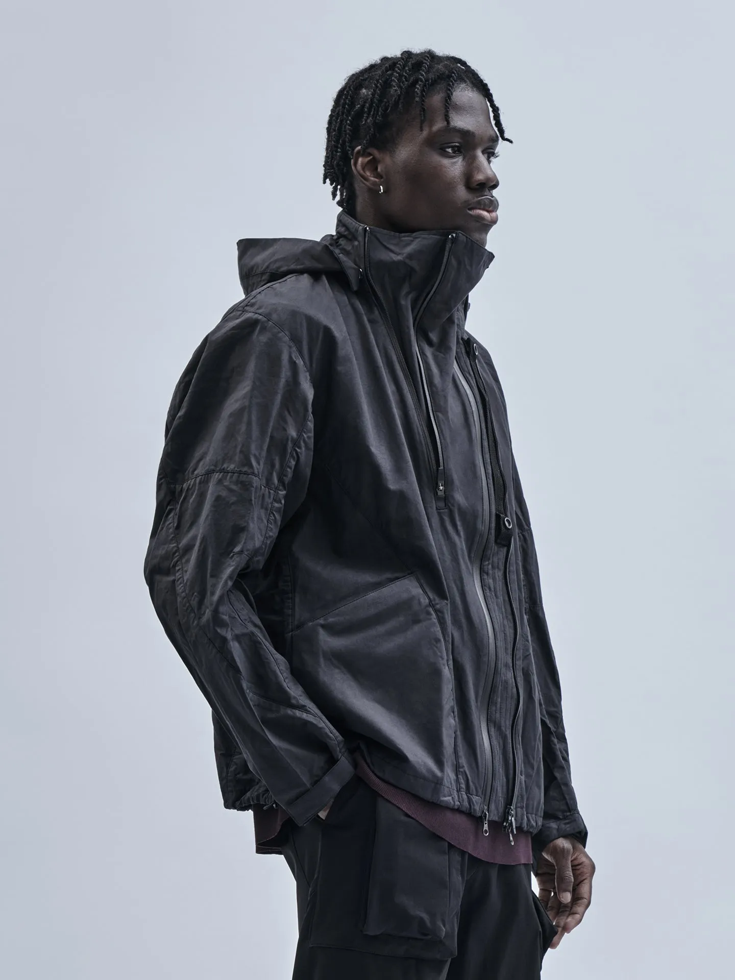 Charcoal-Dyed Stotz Etaproof Jacket for Outdoor Enthusiasts