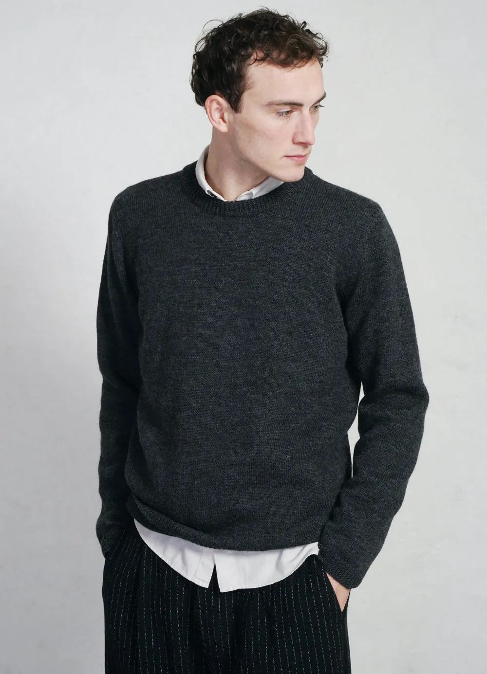 ESKE | Crew Neck Sweater | Anthrazit