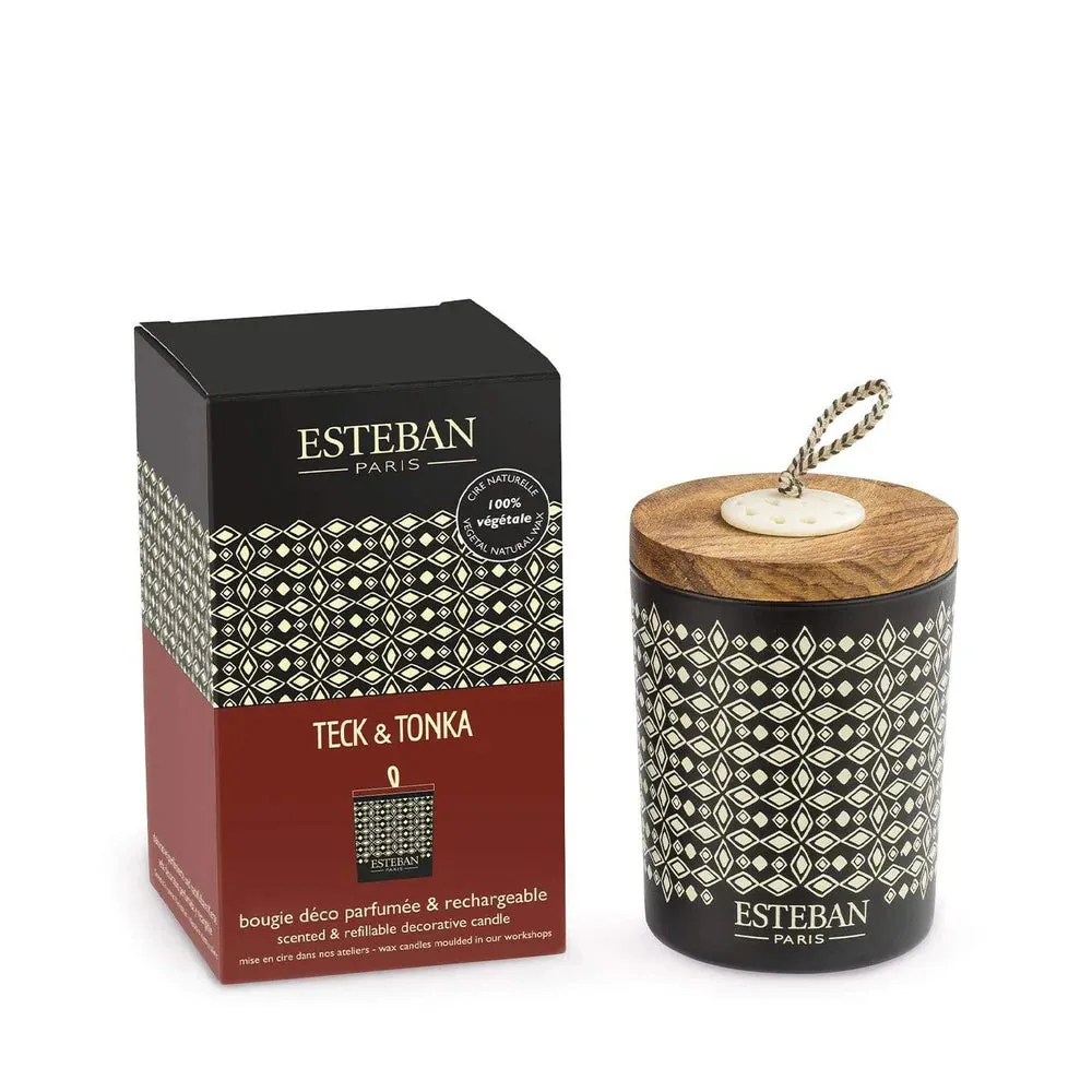 Esteban Teck & Tonka Scented Candle