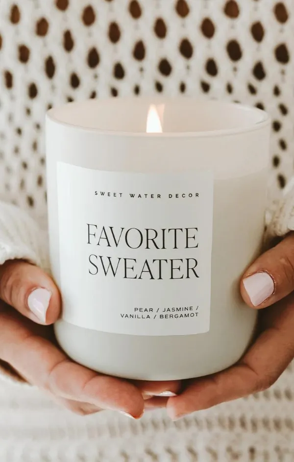 Favorite Sweater Large Jar Candle