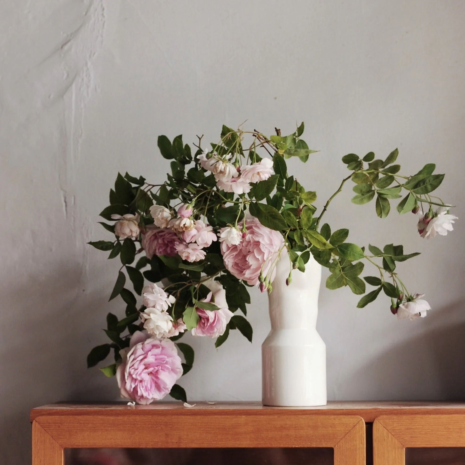 Feldspar White Bunch Vase