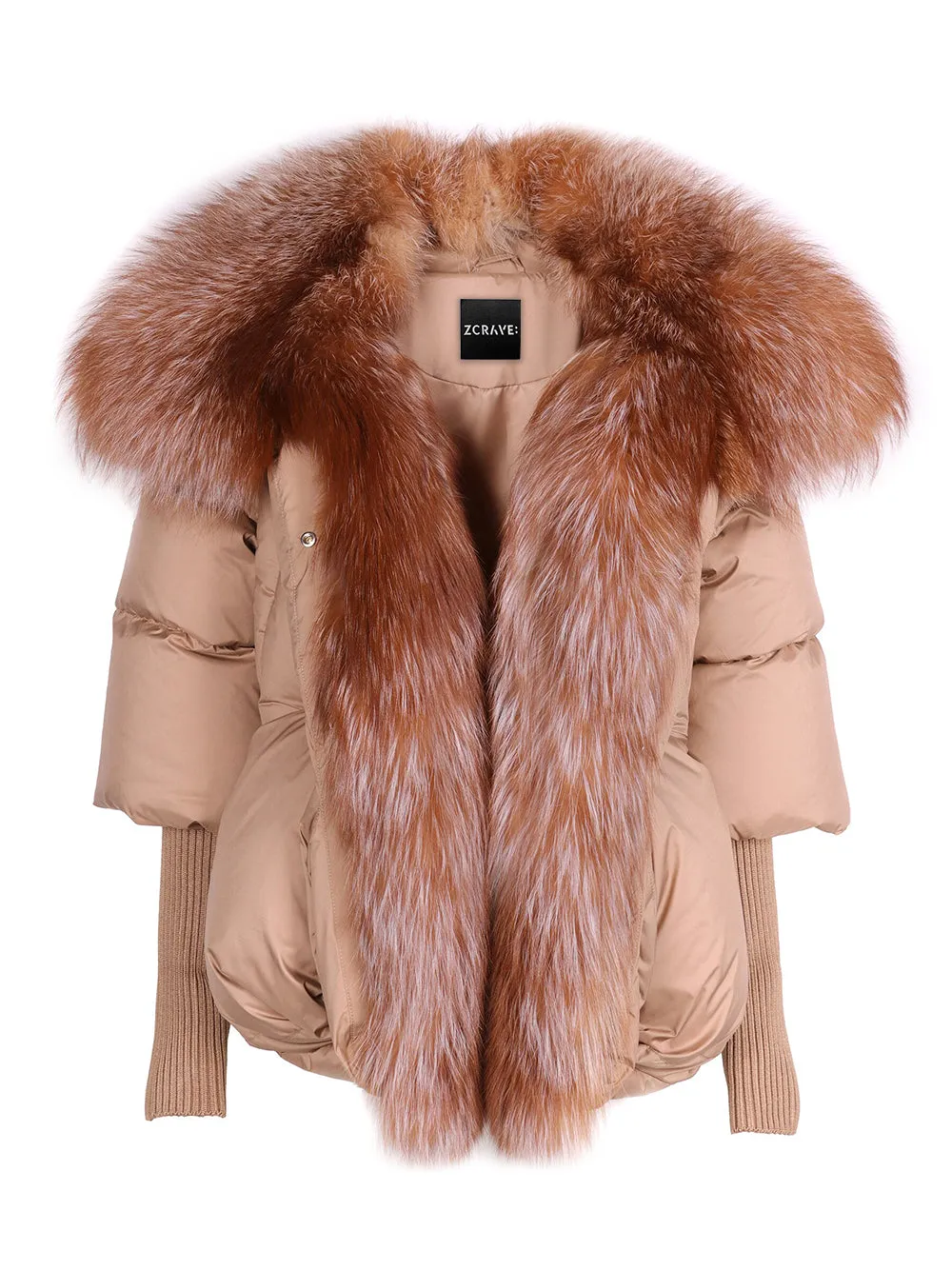 Fur Trim Puffer Jacket