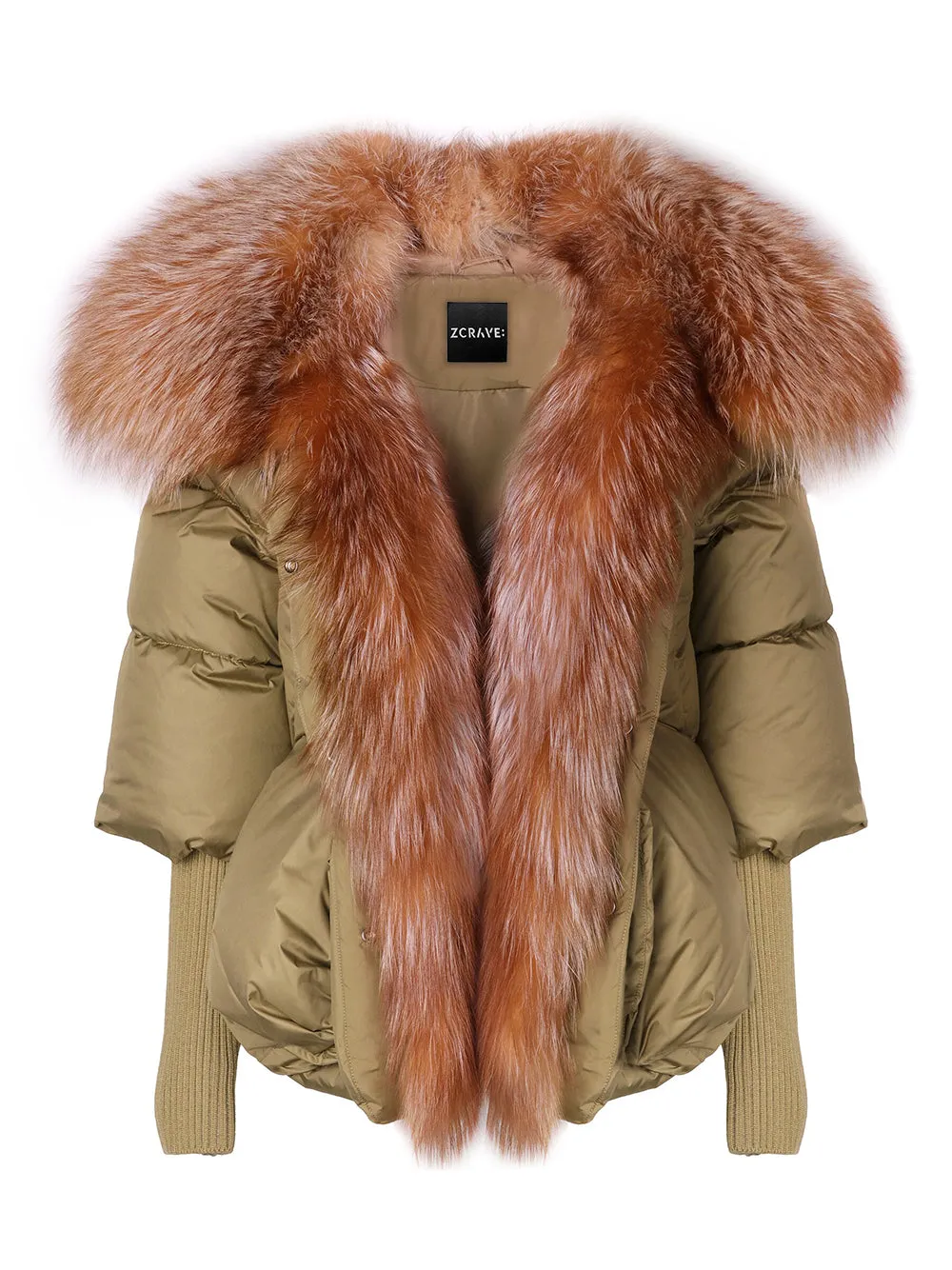 Fur Trim Puffer Jacket