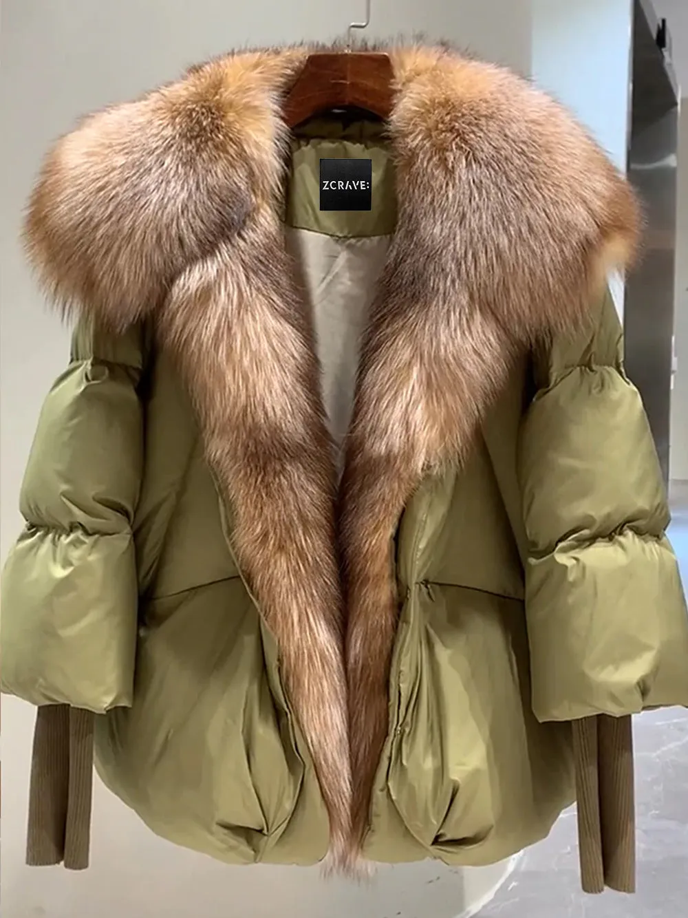 Fur Trim Puffer Jacket