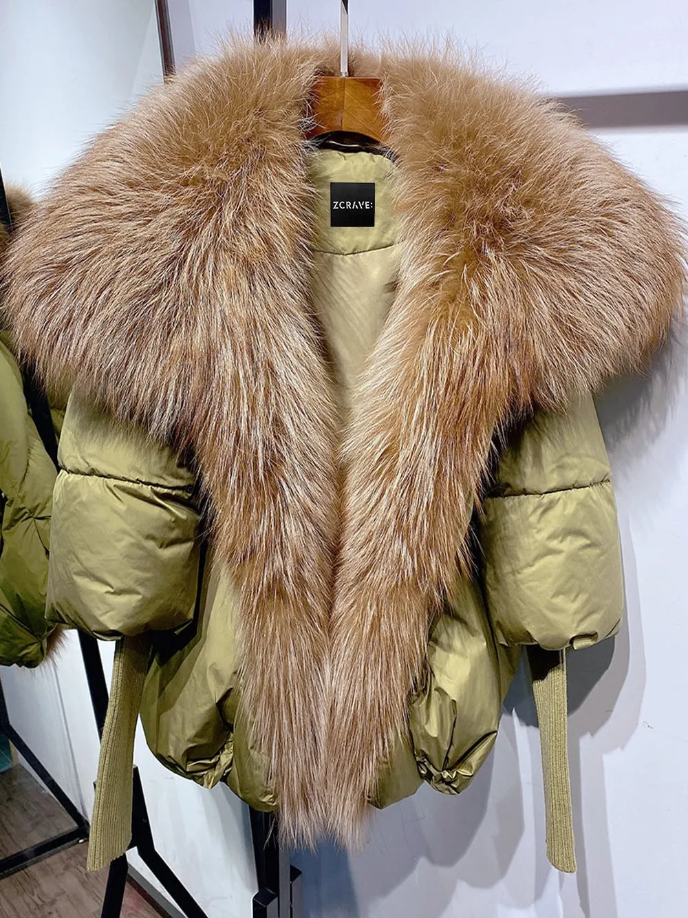 Fur Trim Puffer Jacket