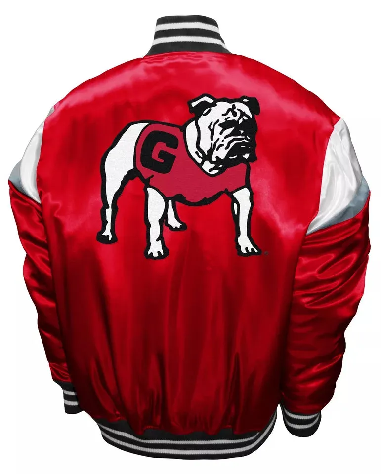 Georgia Bulldogs Franchise Club Stout Twill Full-Snap Jacket - Red