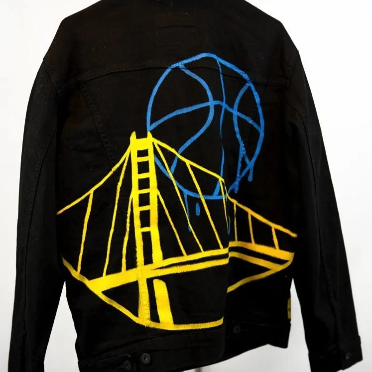 'GO WARRIORS' DENIM JACKET - MEN