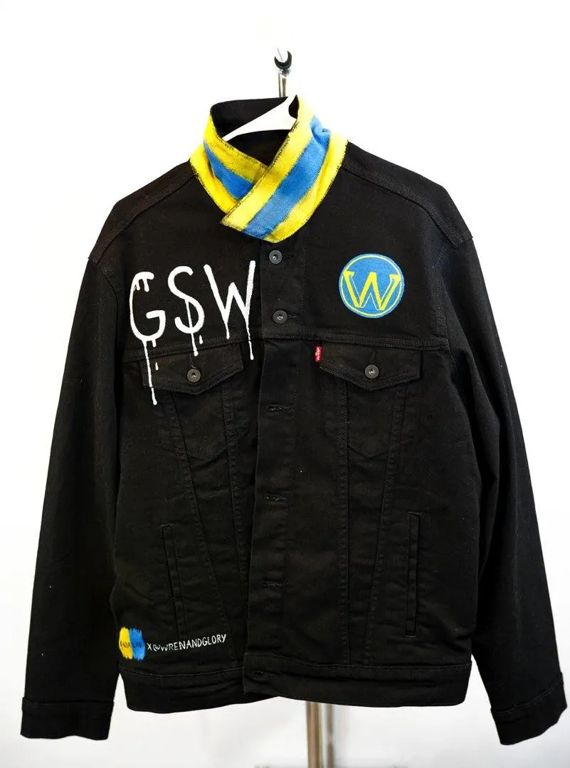 'GO WARRIORS' DENIM JACKET - MEN