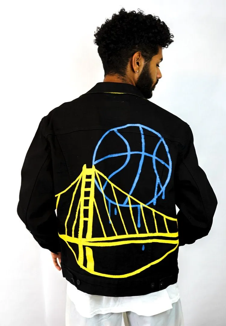 'GO WARRIORS' DENIM JACKET - MEN