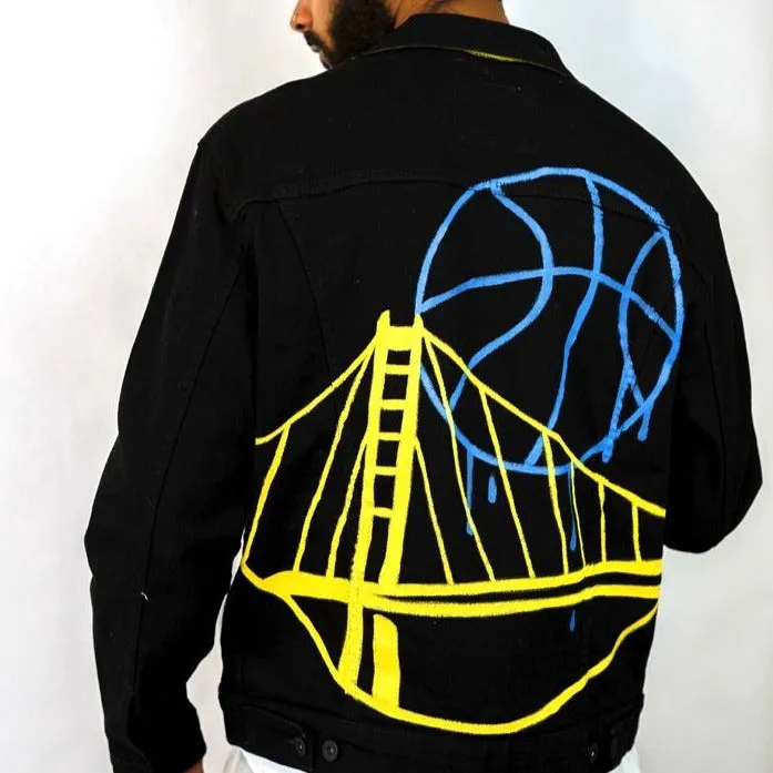 'GO WARRIORS' DENIM JACKET - MEN