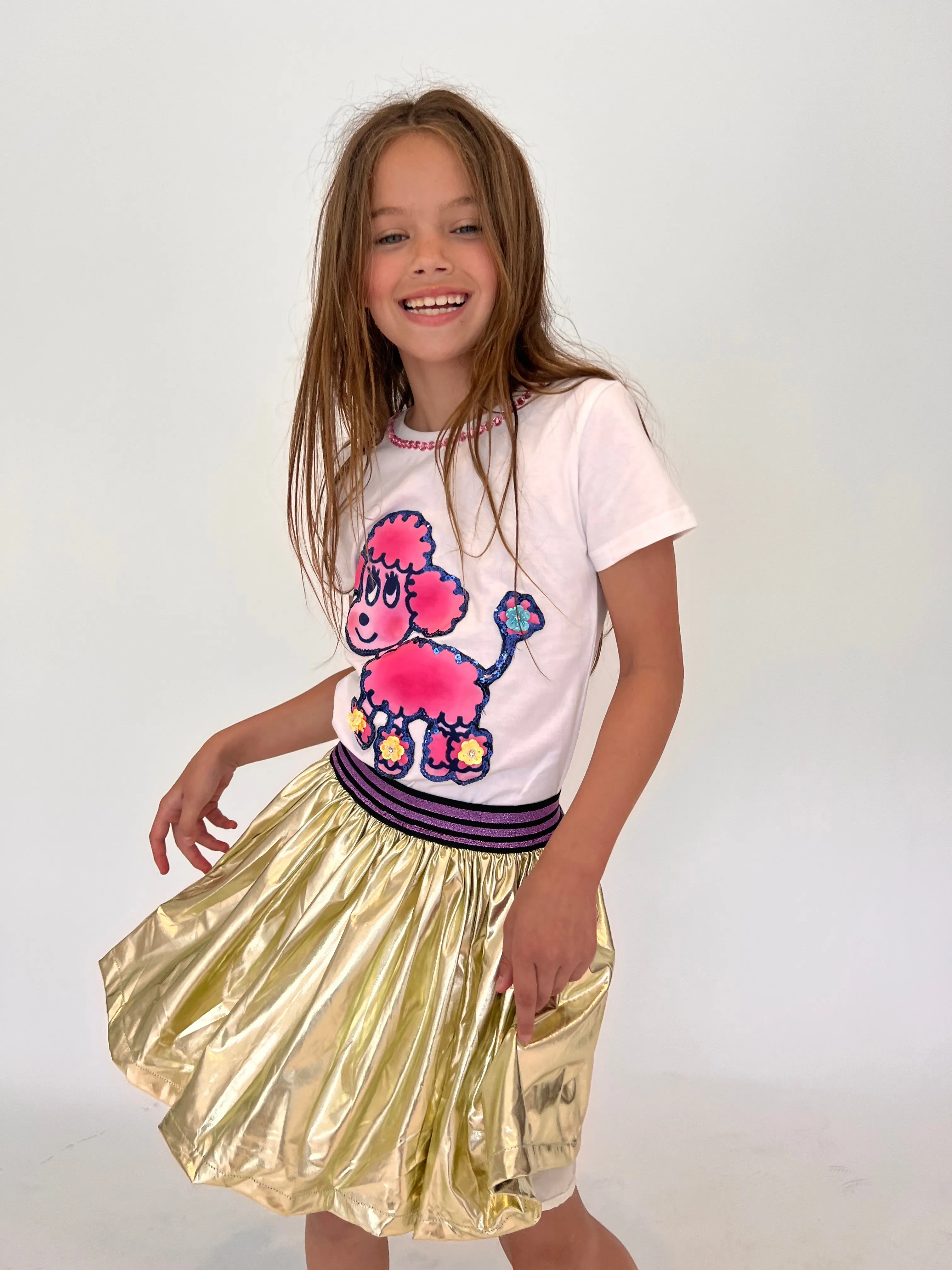 Goldie Foil Skirt