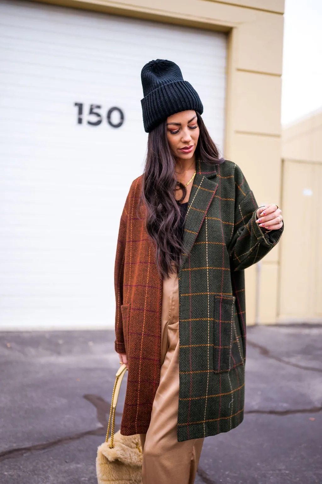 Grunge Chic Beanie in Black