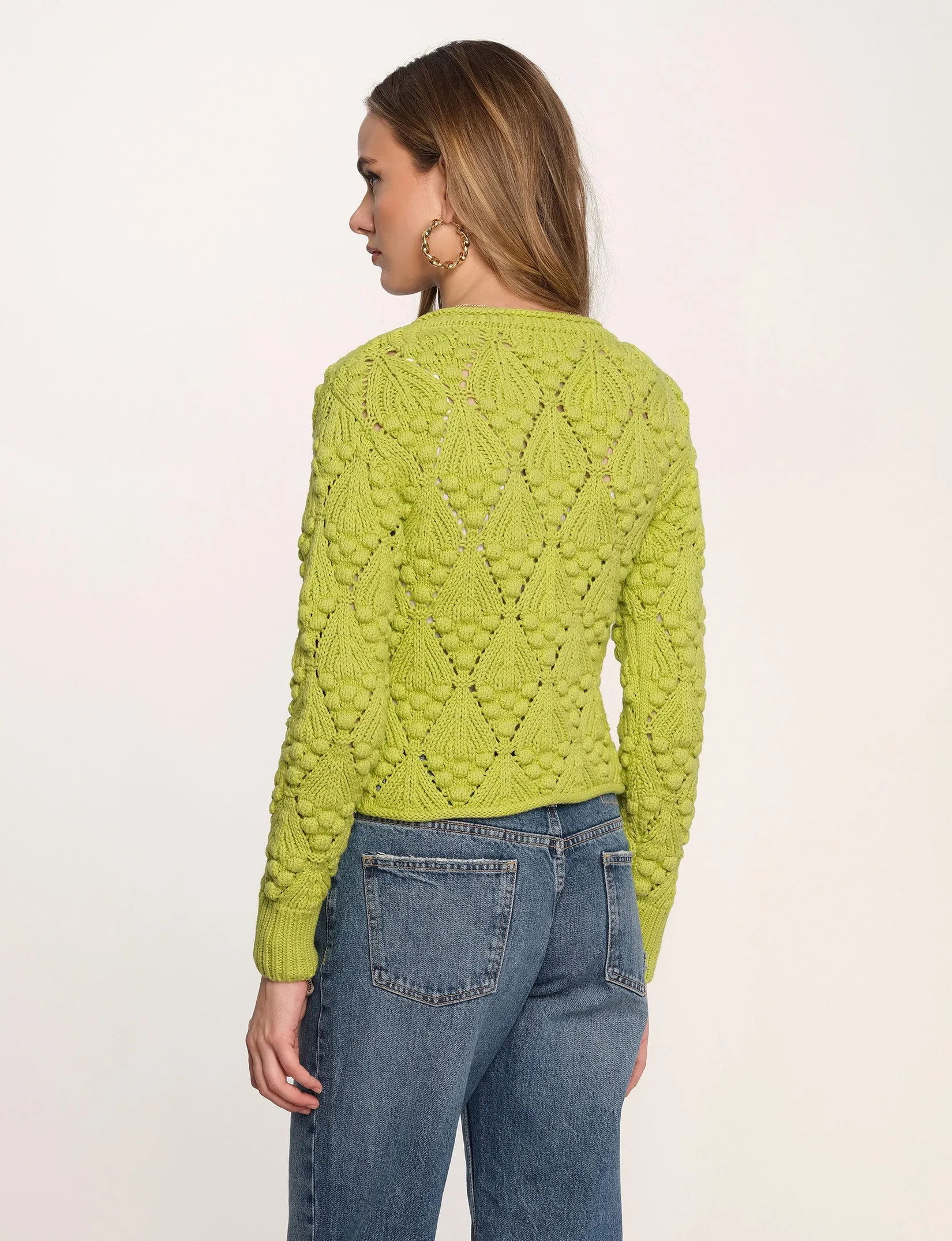 HEARTLOOM CASPIAN CARDI - APPLE