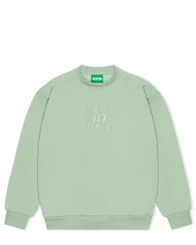 Heritage Embroidery Crew - Mist